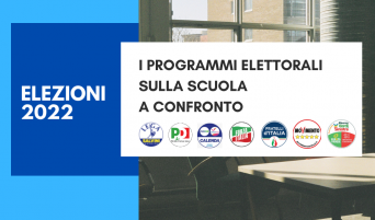 programmi elettorali sulla scuola a confronto infografica