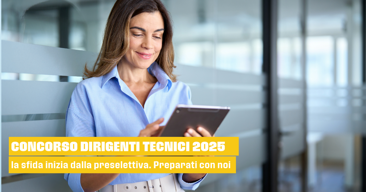 Tuttoscuola.com – Concorso Dirigenti Tecnici 2025: preselettiva il 3 ottobre. Preparati con noi Editoriale Tuttoscuola