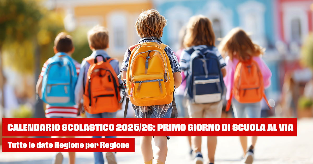 Tuttoscuola.com – Calendario scolastico 2025/26: primo giorno di scuola al via. Tutte le date Regione per Regione Editoriale Tuttoscuola