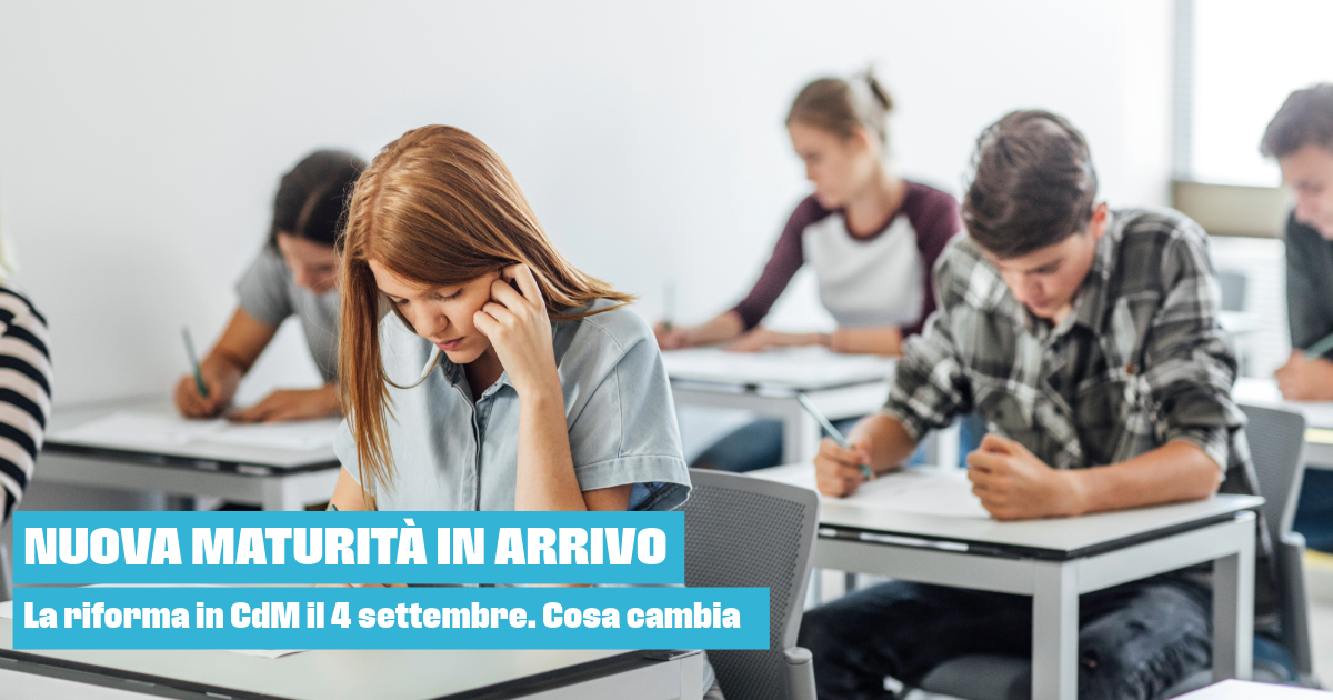 Tuttoscuola.com – Nuova Maturità in arrivo: la riforma in CdM il 4 settembre. Cosa cambia Editoriale Tuttoscuola