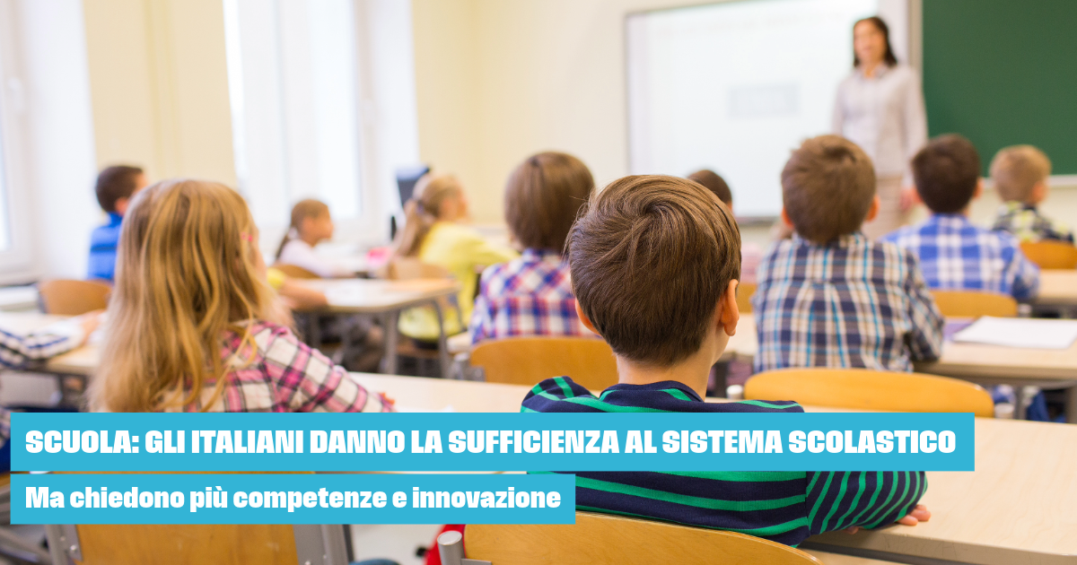 Tuttoscuola.com – Scuola e lavoro: gli italiani danno la sufficienza al sistema scolastico, ma chiedono più competenze e innovazione Editoriale Tuttoscuola