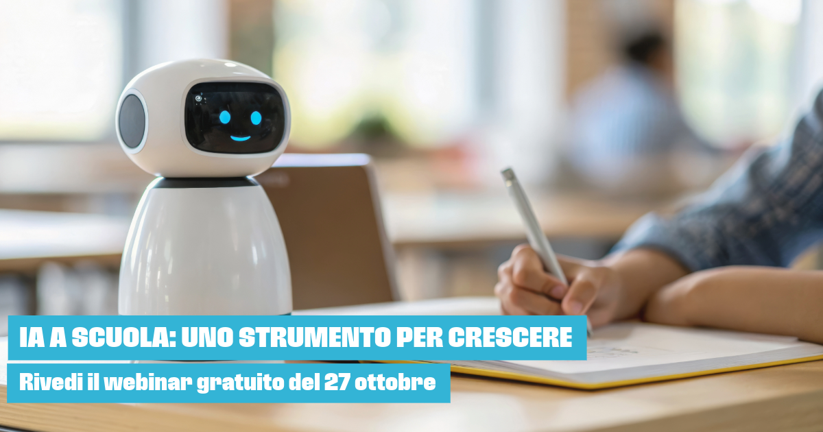 Tuttoscuola.com – IA a scuola: uno strumento per crescere. Rivedi il webinar gratuito del 27 ottobre Editoriale Tuttoscuola