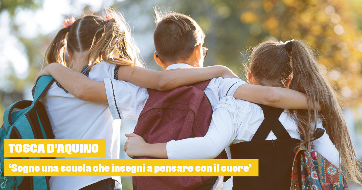 Tuttoscuola.com – Tosca DAquino: Sogno una scuola che insegni a pensare con il cuore Editoriale Tuttoscuola