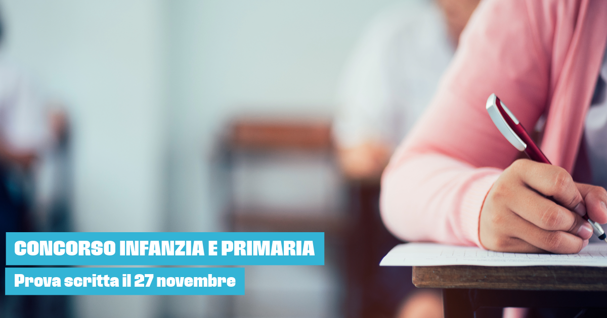 Tuttoscuola.com – Concorso infanzia e primaria: prova scritta il 27 novembre Editoriale Tuttoscuola