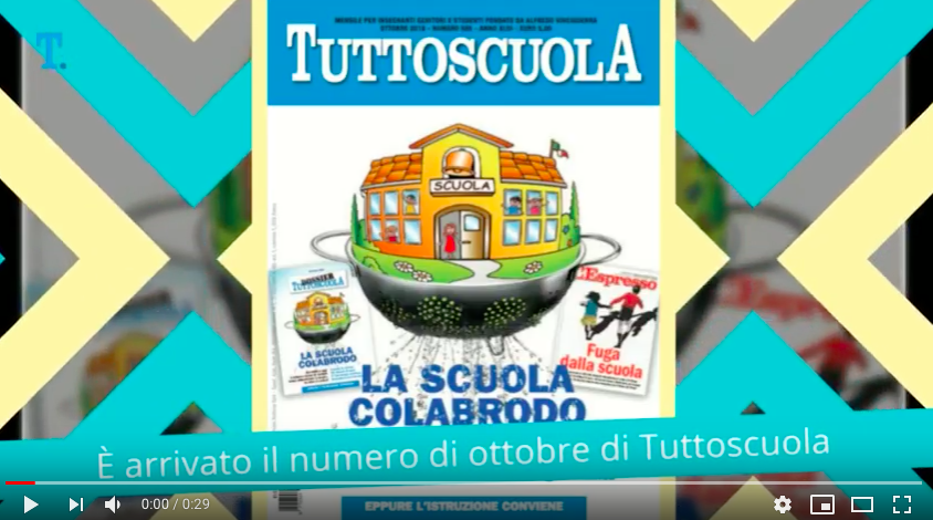 È arrivato il numero di ottobre di Tuttoscuola, scoprilo subito