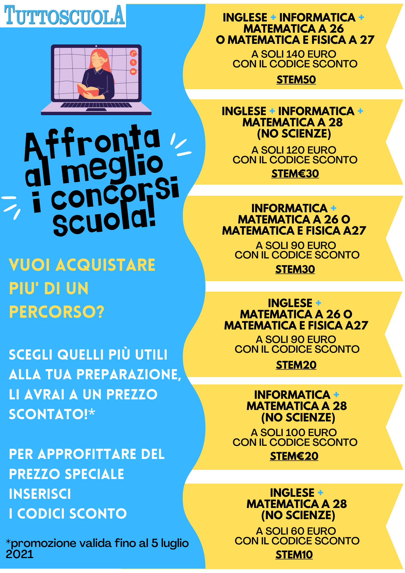 Concorso STEM al via da domani con l’incognita delle