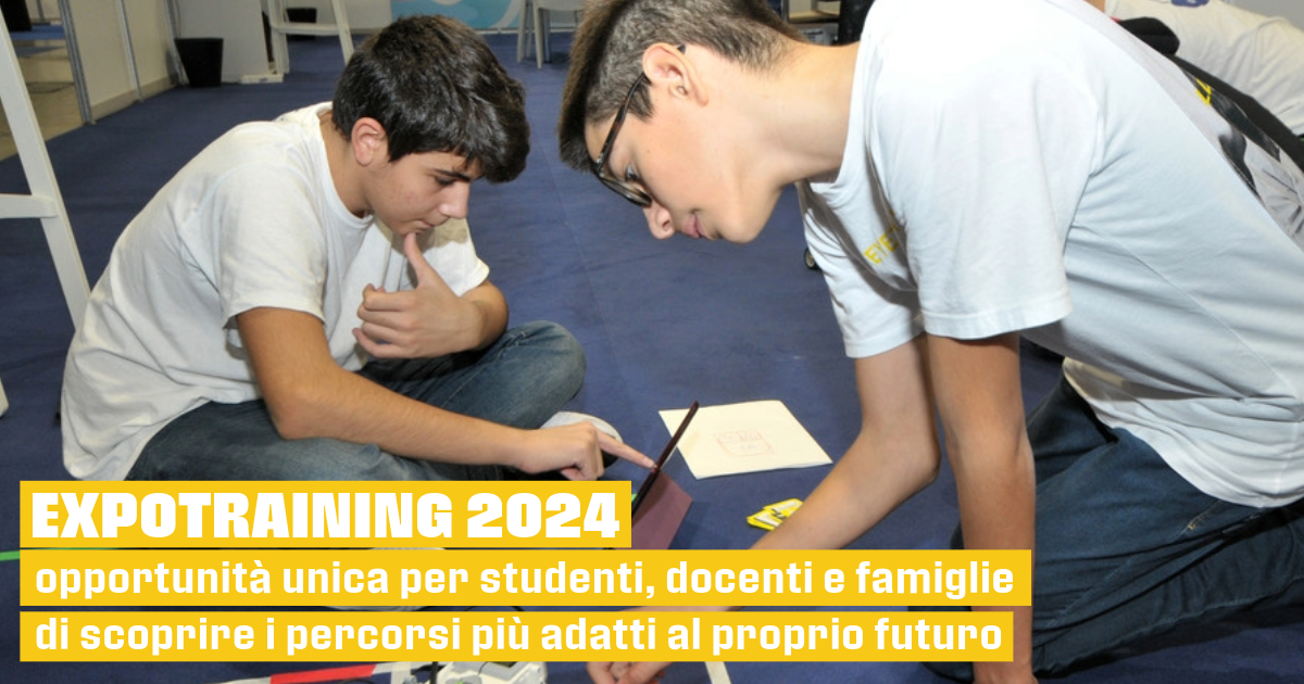 EXPOTRAINING 2024: opportunità unica per studenti, docenti e famiglie
