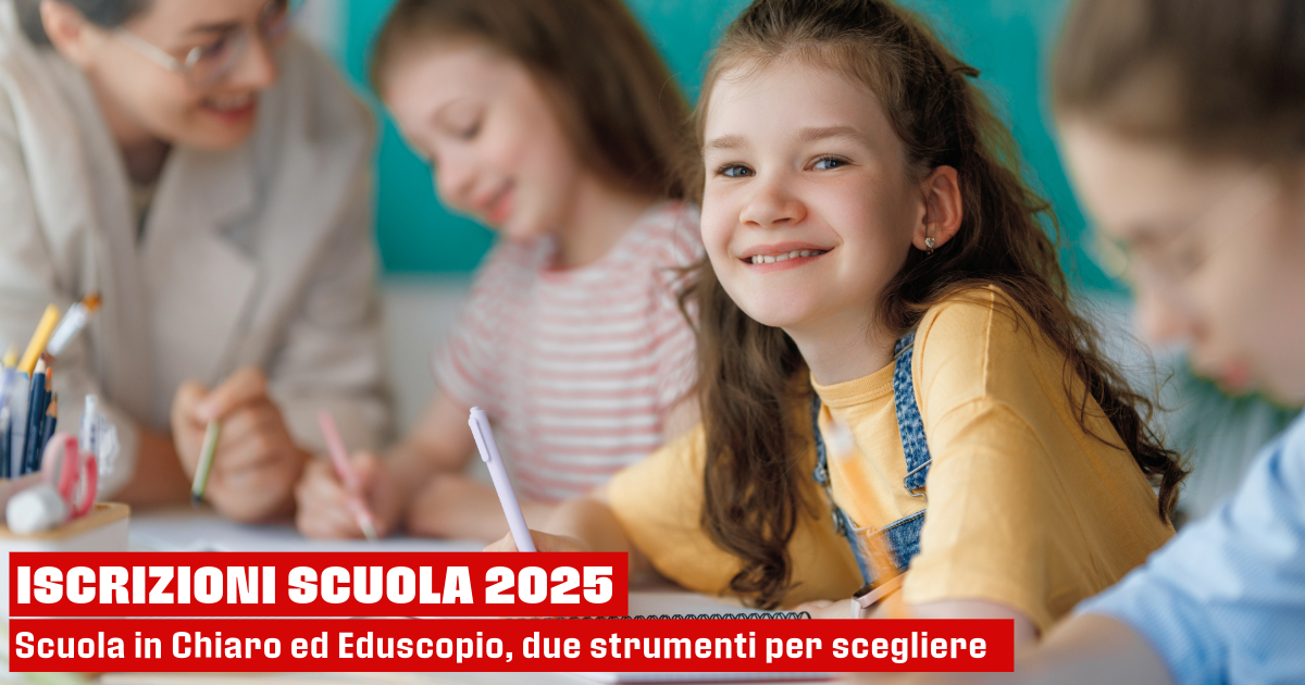 Iscrizioni scuola 2025: Scuola in Chiaro ed Eduscopio, due strumenti