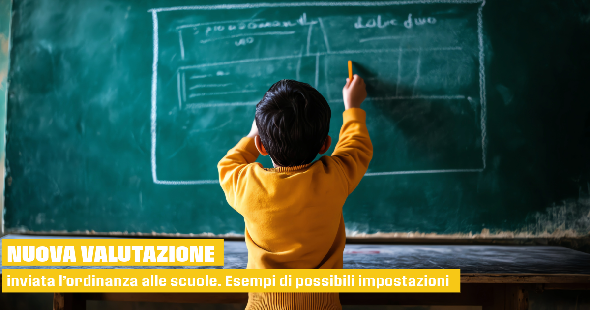 Nuova valutazione: inviata l'ordinanza alle scuole. Esempi di possibili